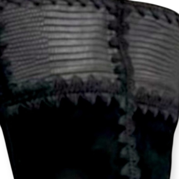 Sergio Rossi Over-the-Knee Boots Black Suede Leather - Picture 10 of 14